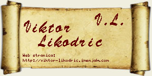 Viktor Likodrić vizit kartica